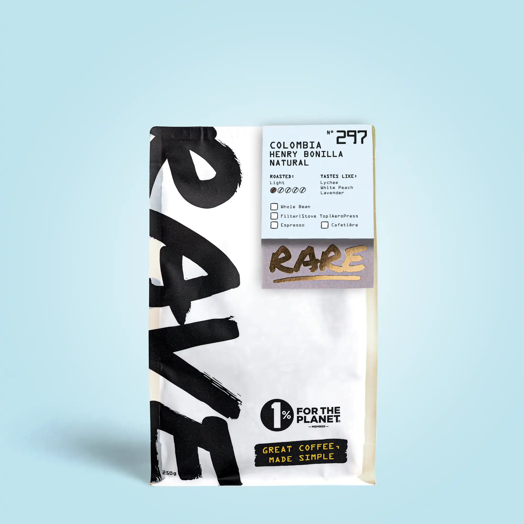 Colombia Henry Bonilla Natural Nº 297 Small (250g) / Whole Bean