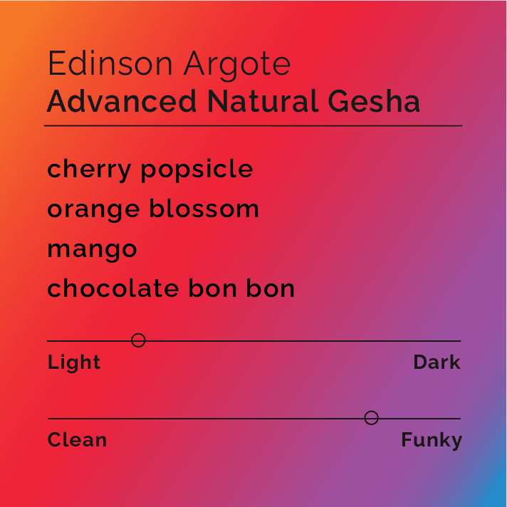 Edinson Argote Advanced Natural Gesha